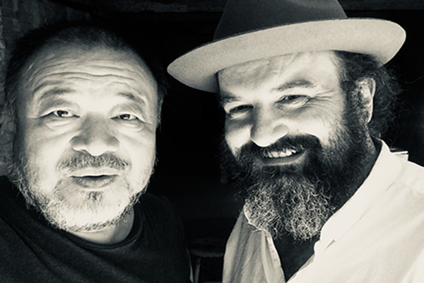 Ai Weiwei and Martin Shaw
